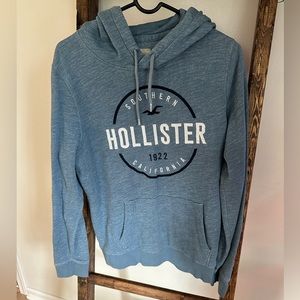 Men’s Hollister Hoodie, Blue - Size M